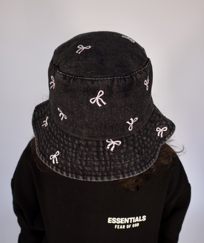 Bucket hats with embroidery