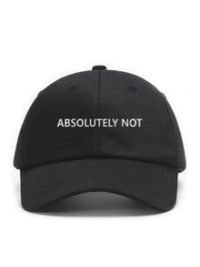 ABSOLUTELY NOT - Čapkov.cz kšiltovka – main non-washed