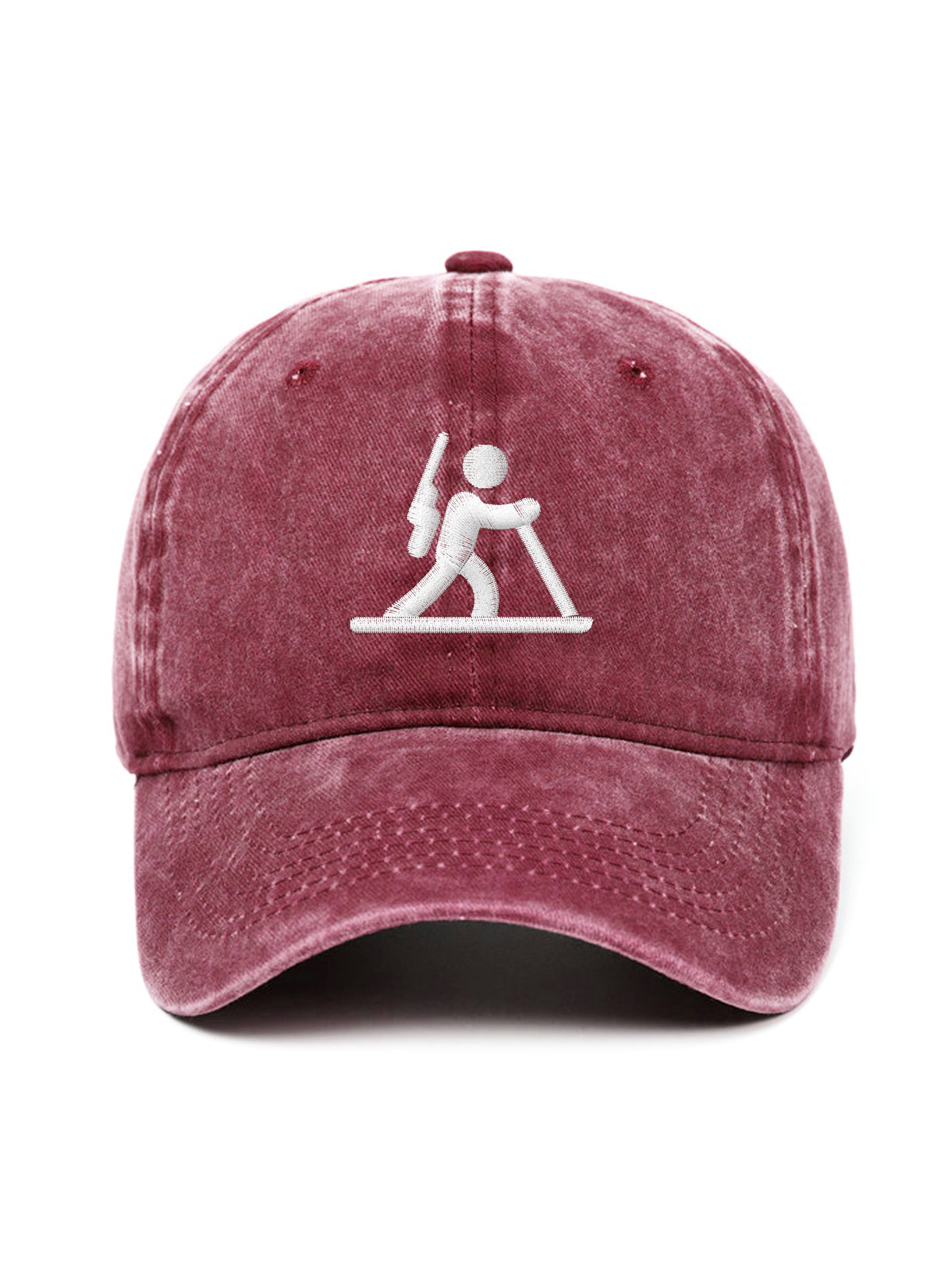 BIATLON – washed cap, Washed Wine – photo 2 of 9