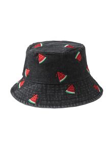 Bucket Hat Melons – hat – cap, Washed Black – photo 2 of 3