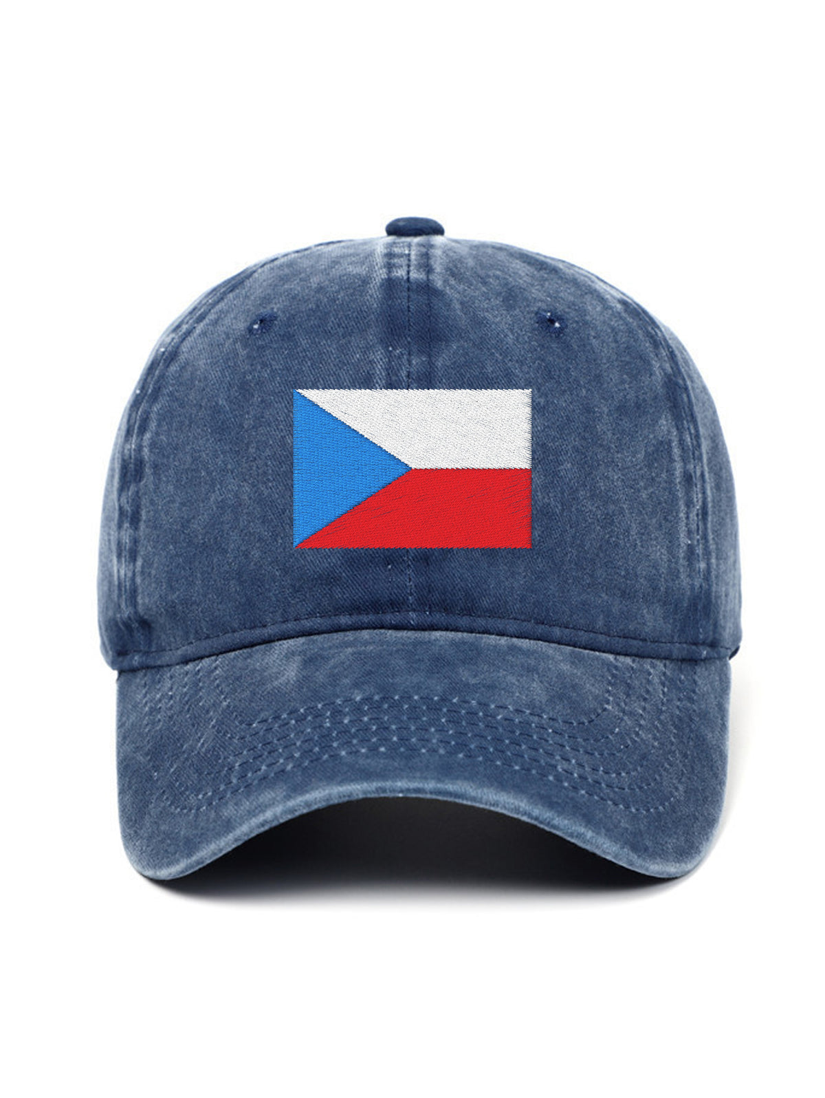 CZECH FLAG – washed cap, Washed Denim – photo 3 of 9
