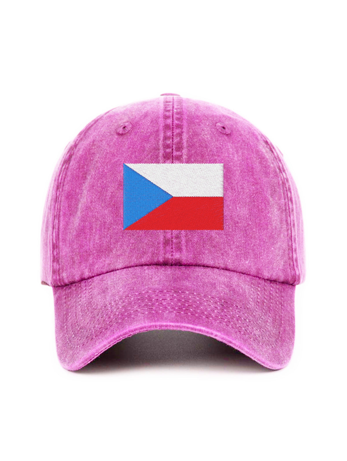 CZECH FLAG – washed cap, Washed Pink – photo 7 of 9