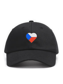 CZECH HEART – cap, Black