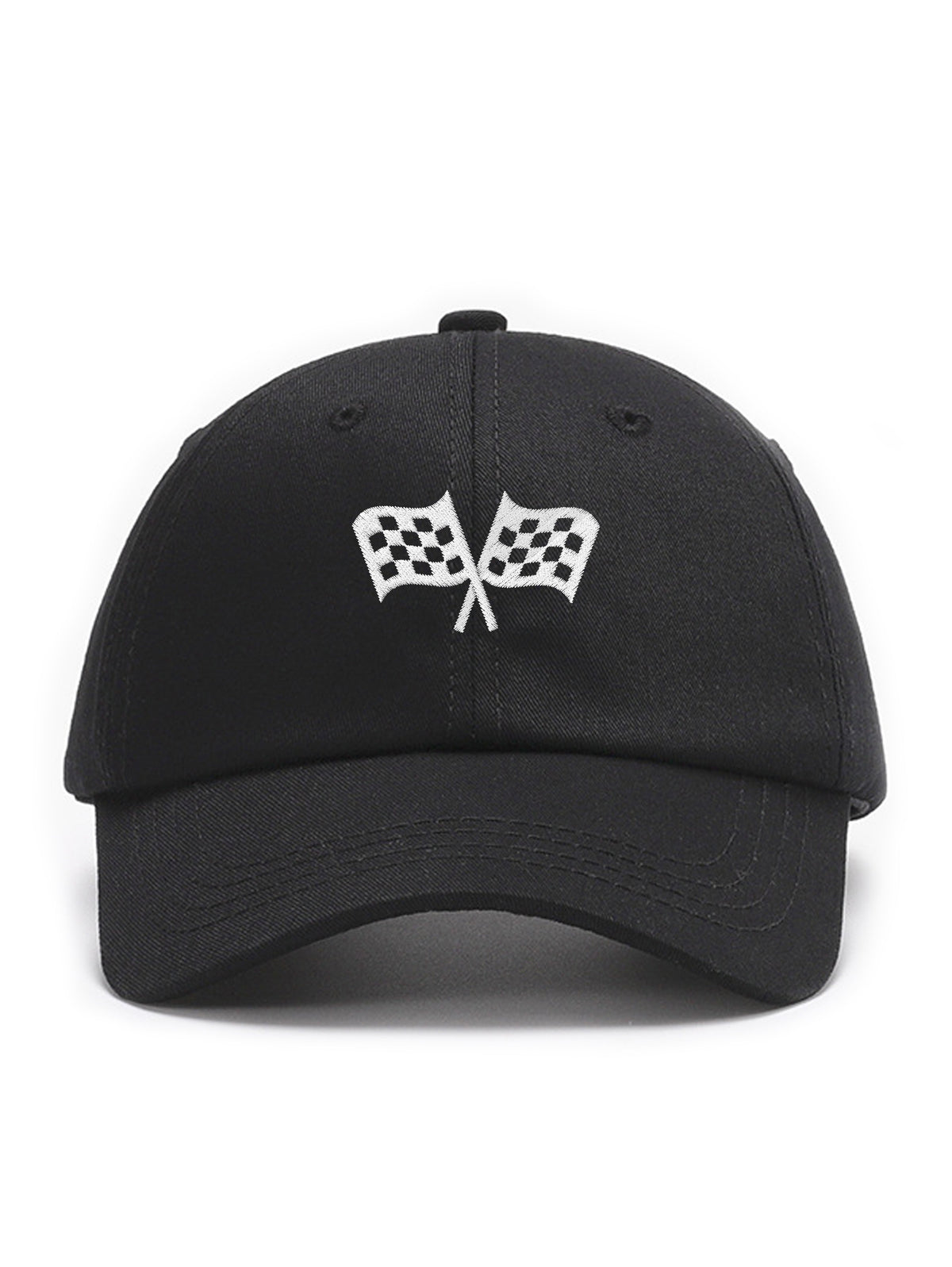 CHECKERED FLAG – cap, Black