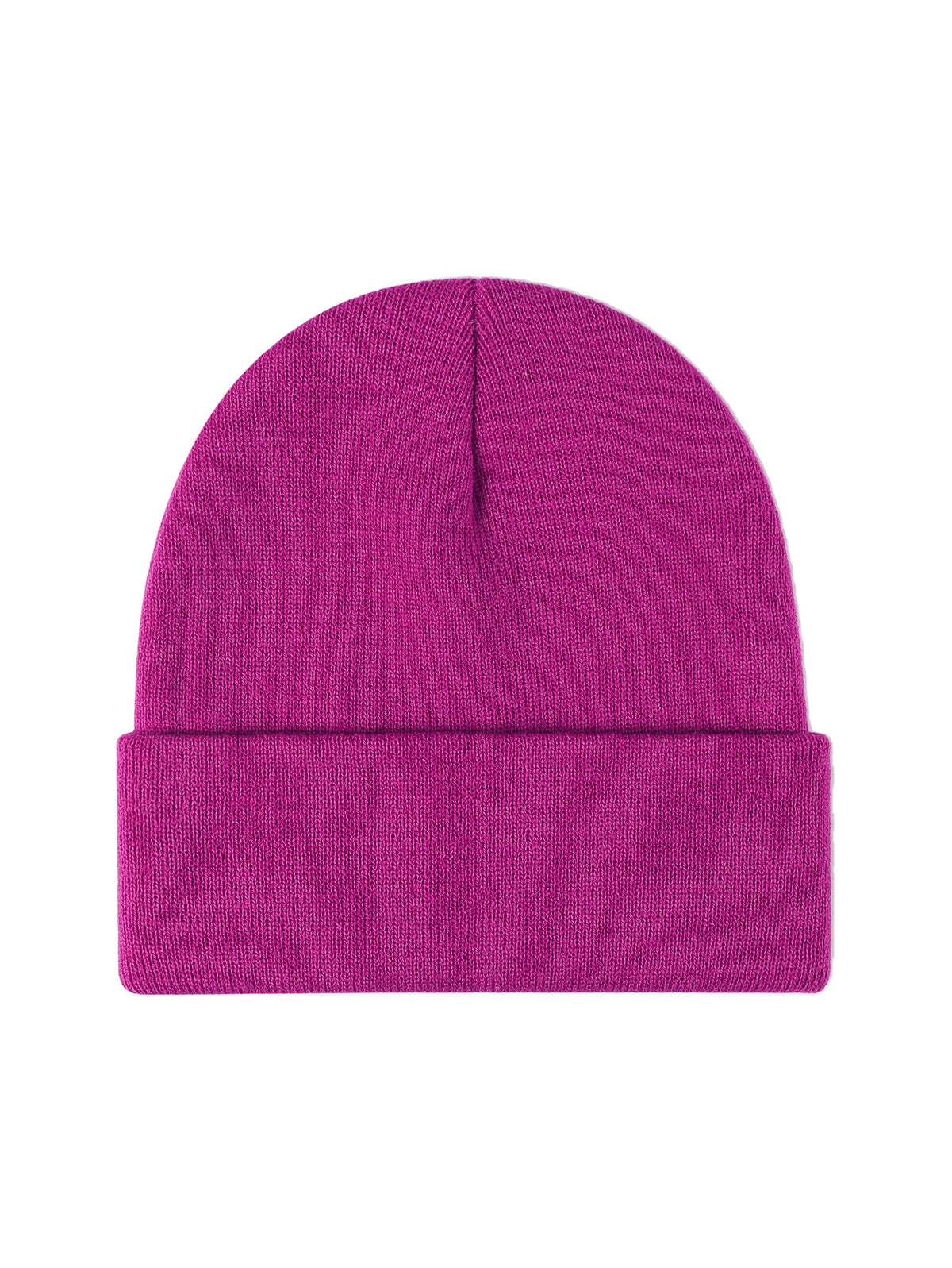 Basic Without Embroidery – Winter Beanie, Fuchsia