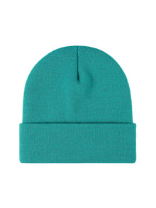 Basic Without Embroidery – Winter Beanie, Turquoise