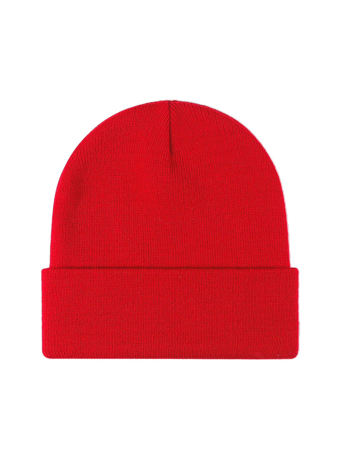 Basic Without Embroidery – Winter Beanie, Red – photo 8 of 19