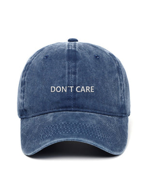 DON'T CARE - Capkov.com washed cap-Hat-Capkov