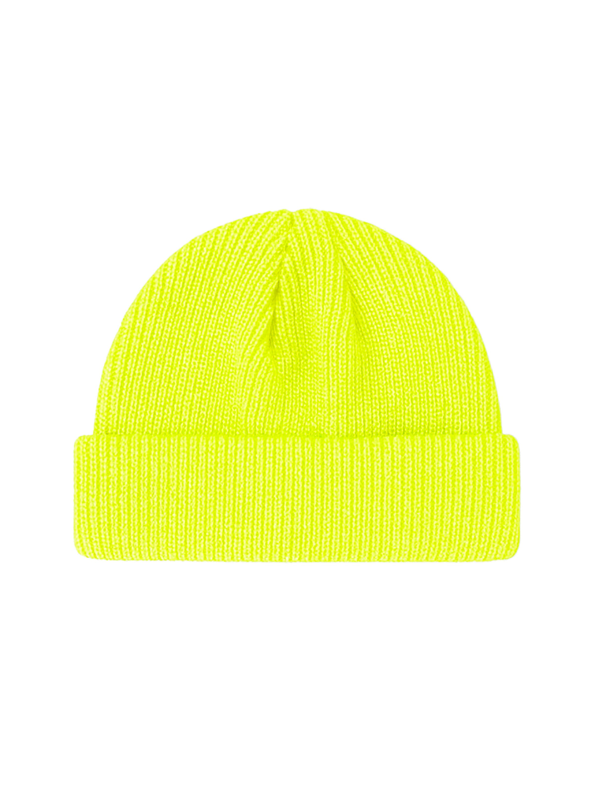 Fisherman Without Embroidery – Winter Beanie, Neon yellow