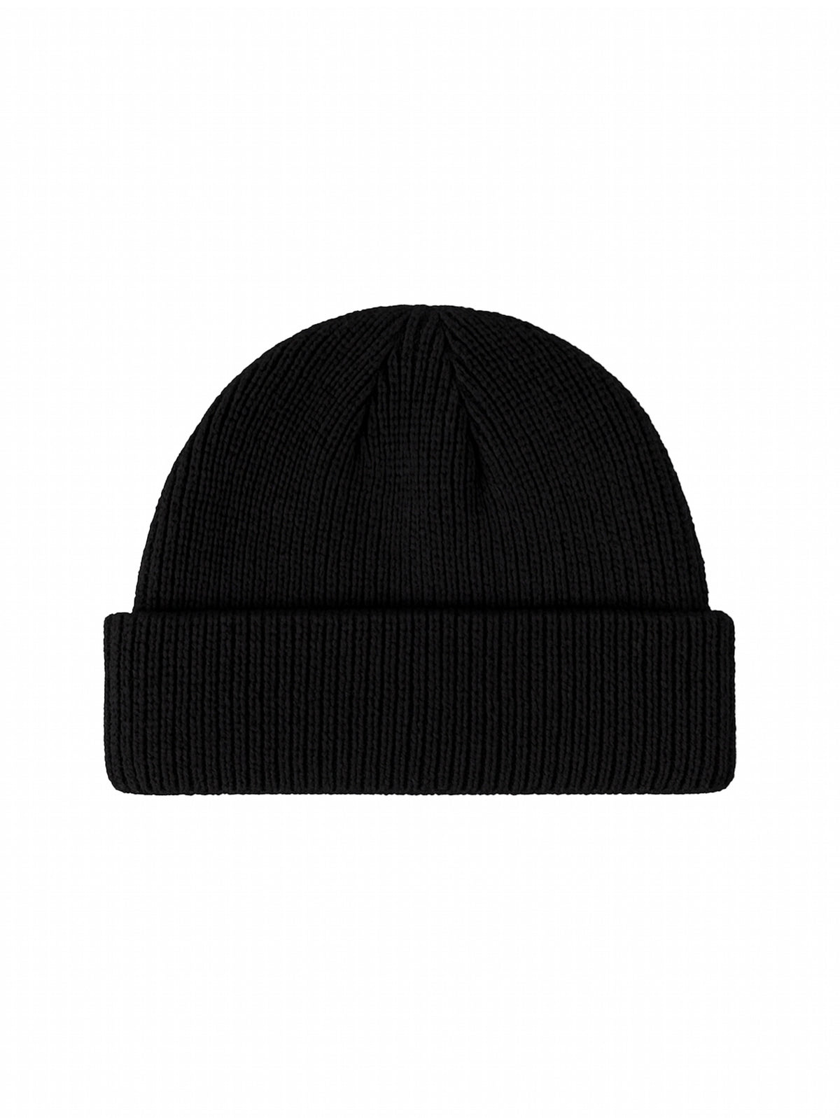 Fisherman Without Embroidery – Winter Beanie, Black