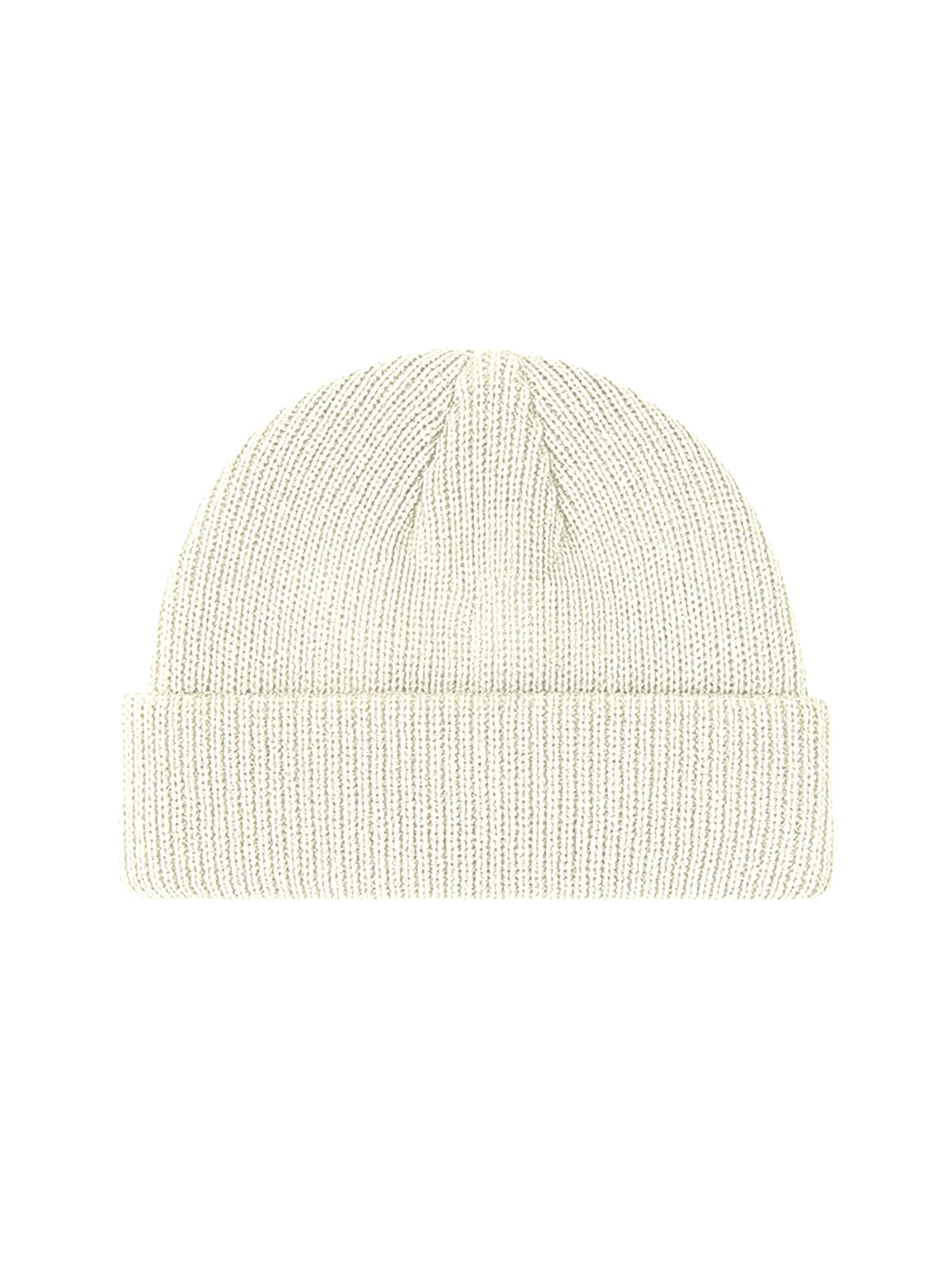 Fisherman Without Embroidery – Winter Beanie, White