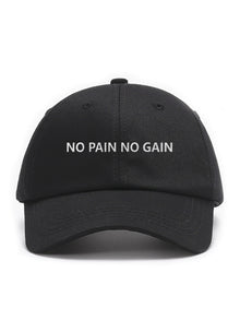 NO PAIN NO GAIN - Čapkov.cz kšiltovka – main non-washed
