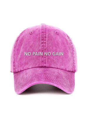 NO PAIN NO GAIN - Capkov.com washed cap-Hat-Capkov