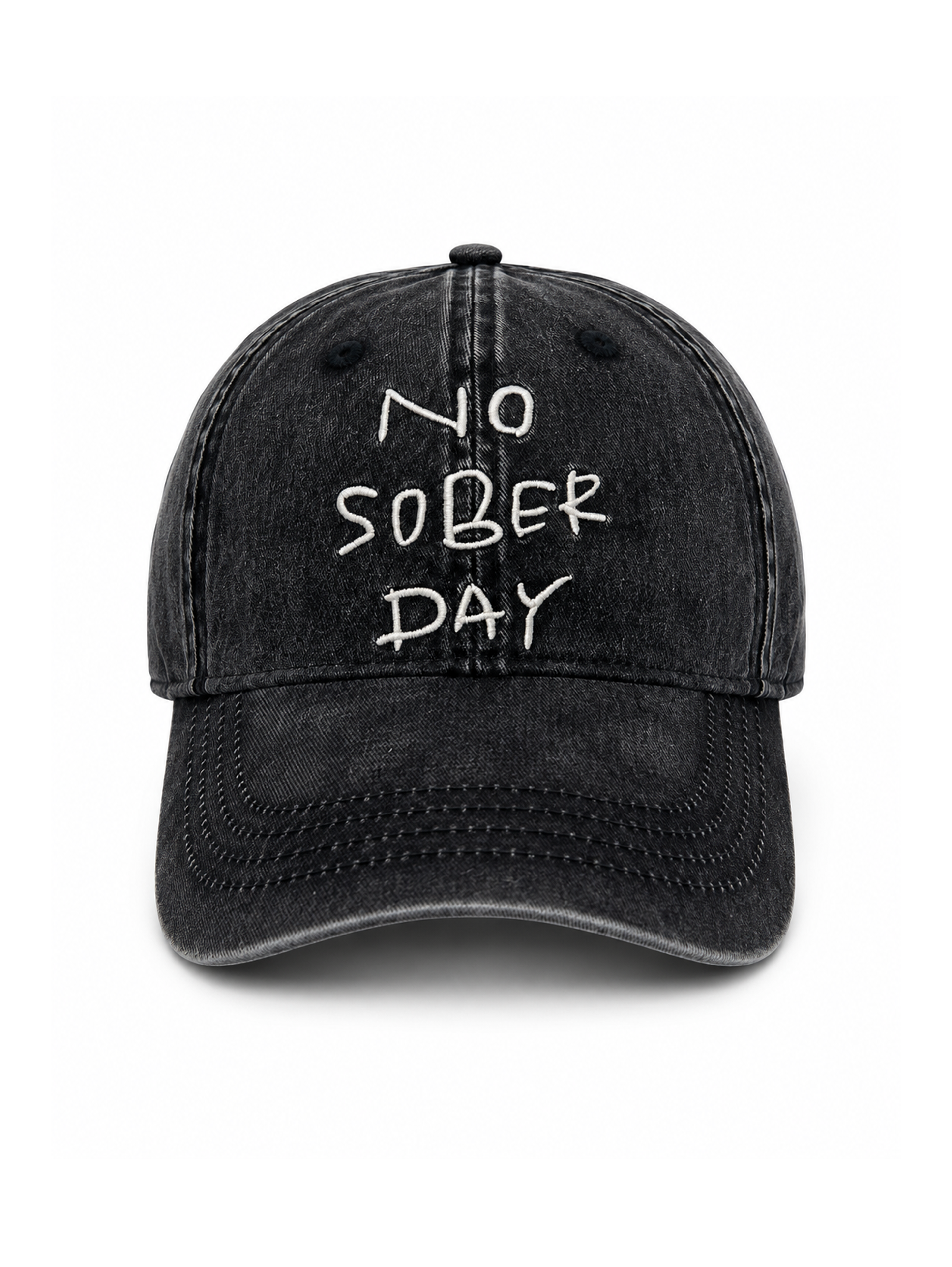 No Sober Day - Capkov.com washed cap-hat-Capkov