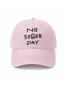 No Sober Day - Capkov.com washed cap-hat-Capkov