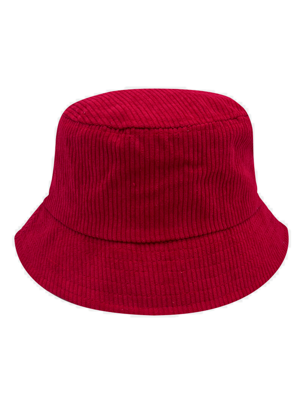 Corduroy Bucket Hat without embroidery – hat – cap, Red