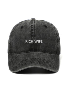RICH WIFE - Capkov.com washed cap-Hat-Capkov