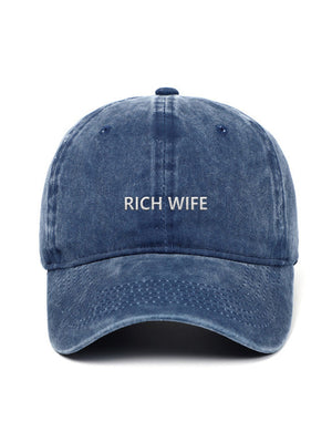 RICH WIFE - Capkov.com washed cap-Hat-Capkov