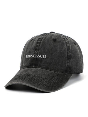 TRUST ISSUES - Capkov.com washed cap-Hat-Capkov