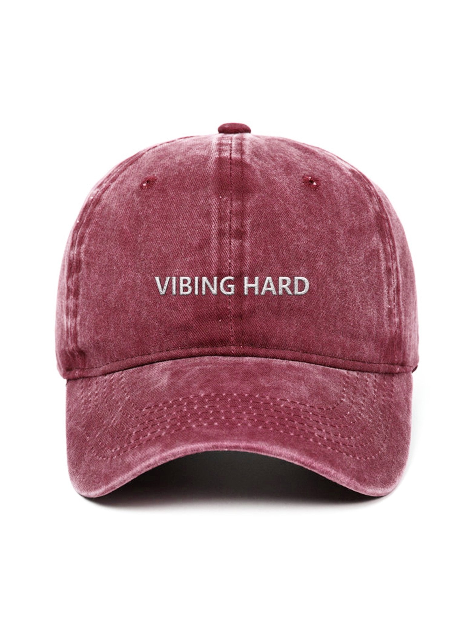 VIBING HARD - Capkov.com washed cap-Hat-Capkov