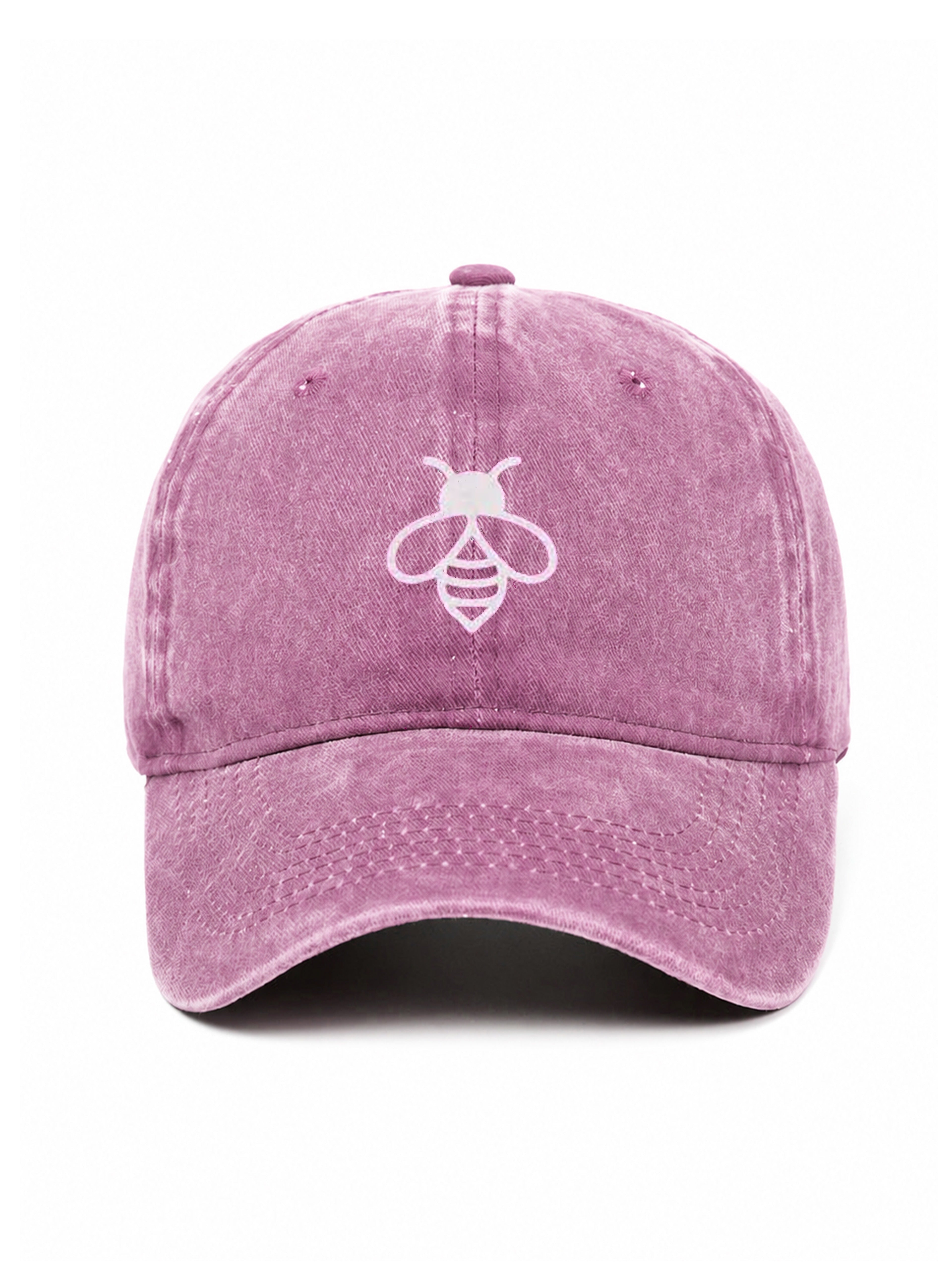 BEE - Capkov.com washed cap – bílá