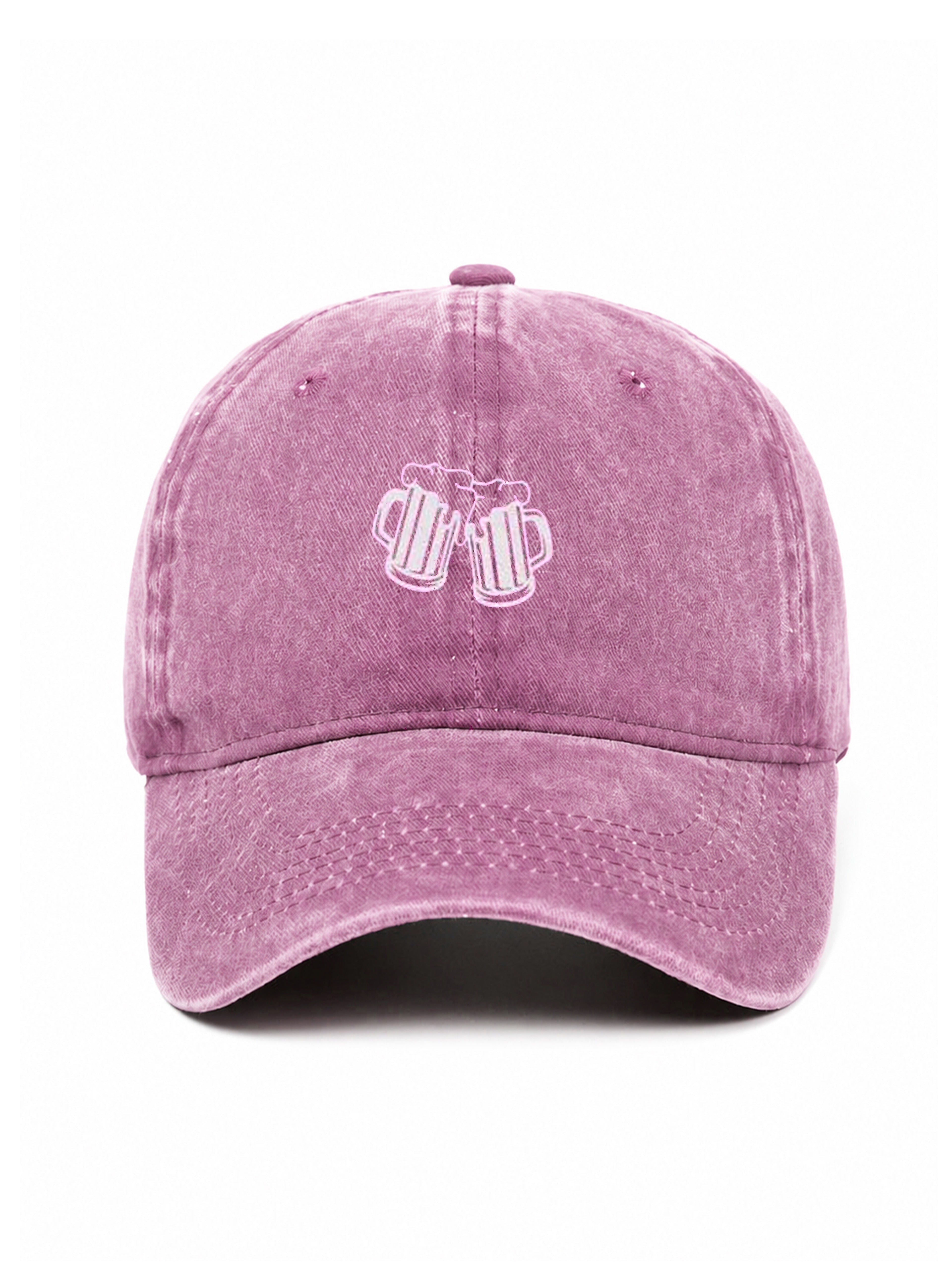 BEER "Cheers" - Capkov.com washed cap – bílá