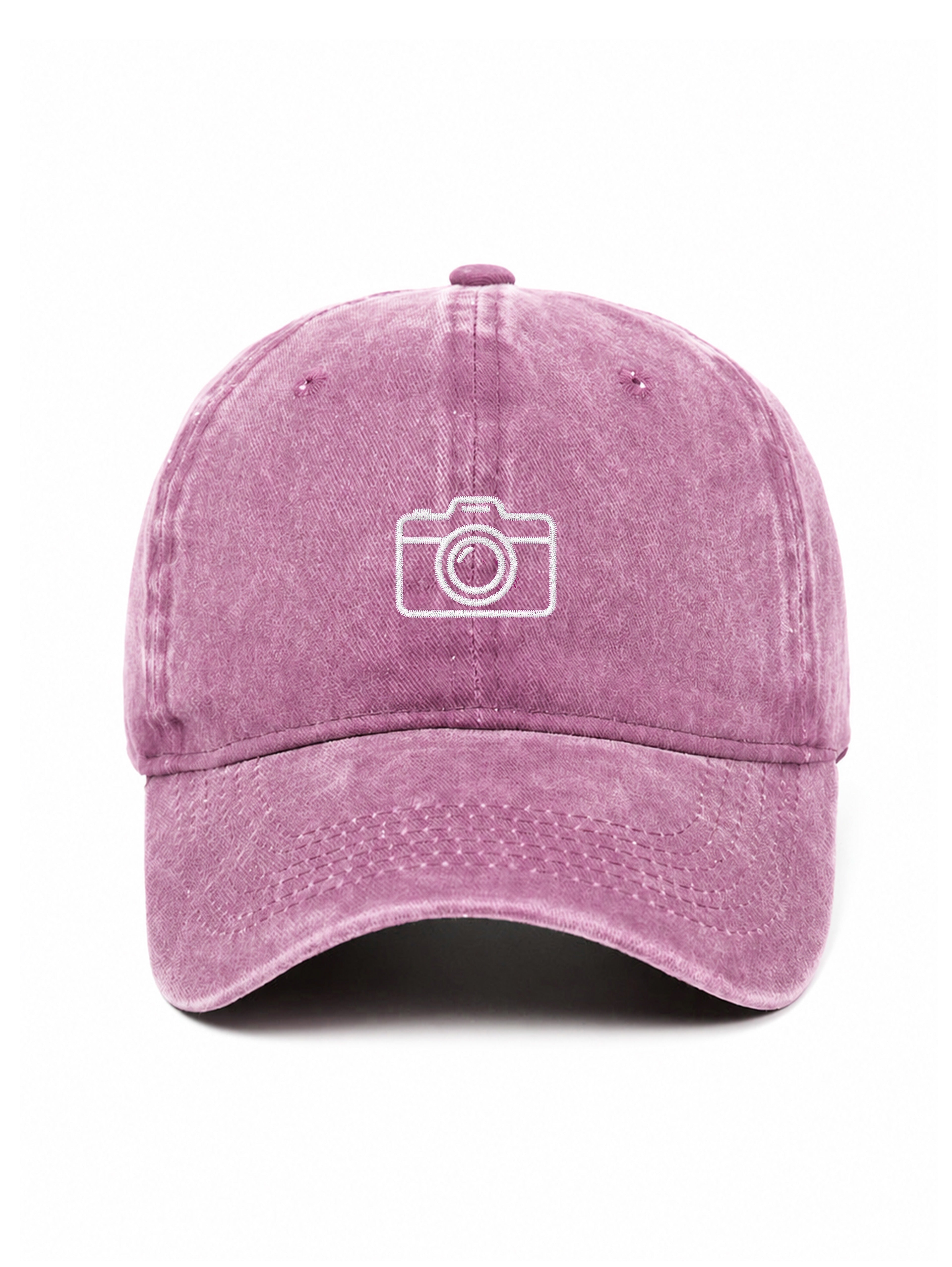 CAMERA - Capkov.com washed cap – bílá