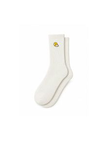 Capkov Embroidery Socks Sunny Cloud – Cream
