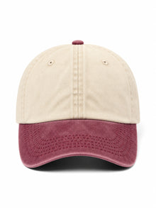 Vintage Two-Tone Cap without an embroidery - Capkov.com cap-Hat-Capkov