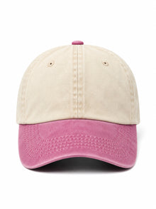 Vintage Two-Tone Cap without an embroidery - Capkov.com cap-Hat-Capkov