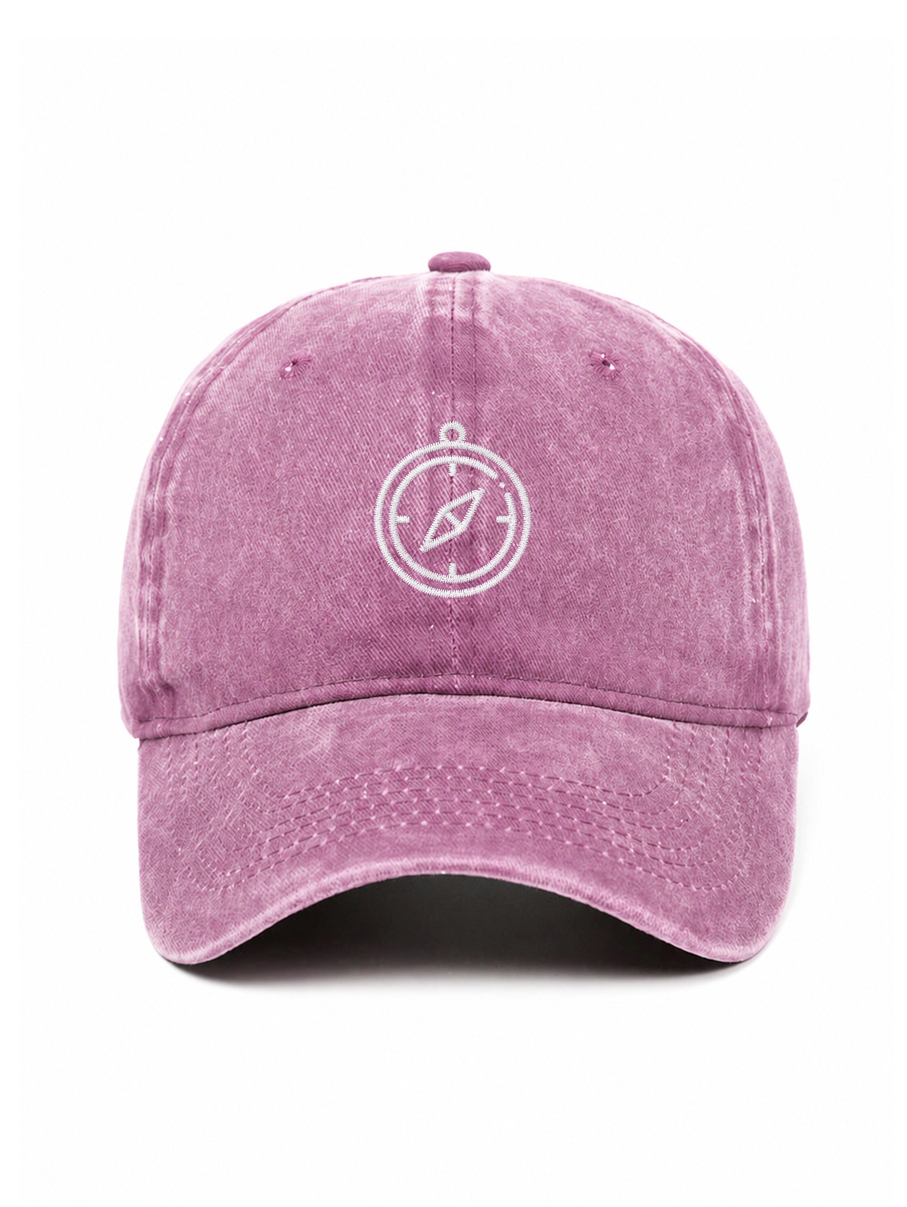 COMPASS - Capkov.com washed cap – bílá