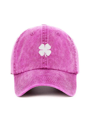 FOUR LEAF CLOVER - Capkov.com washed cap-Hat-Capkov