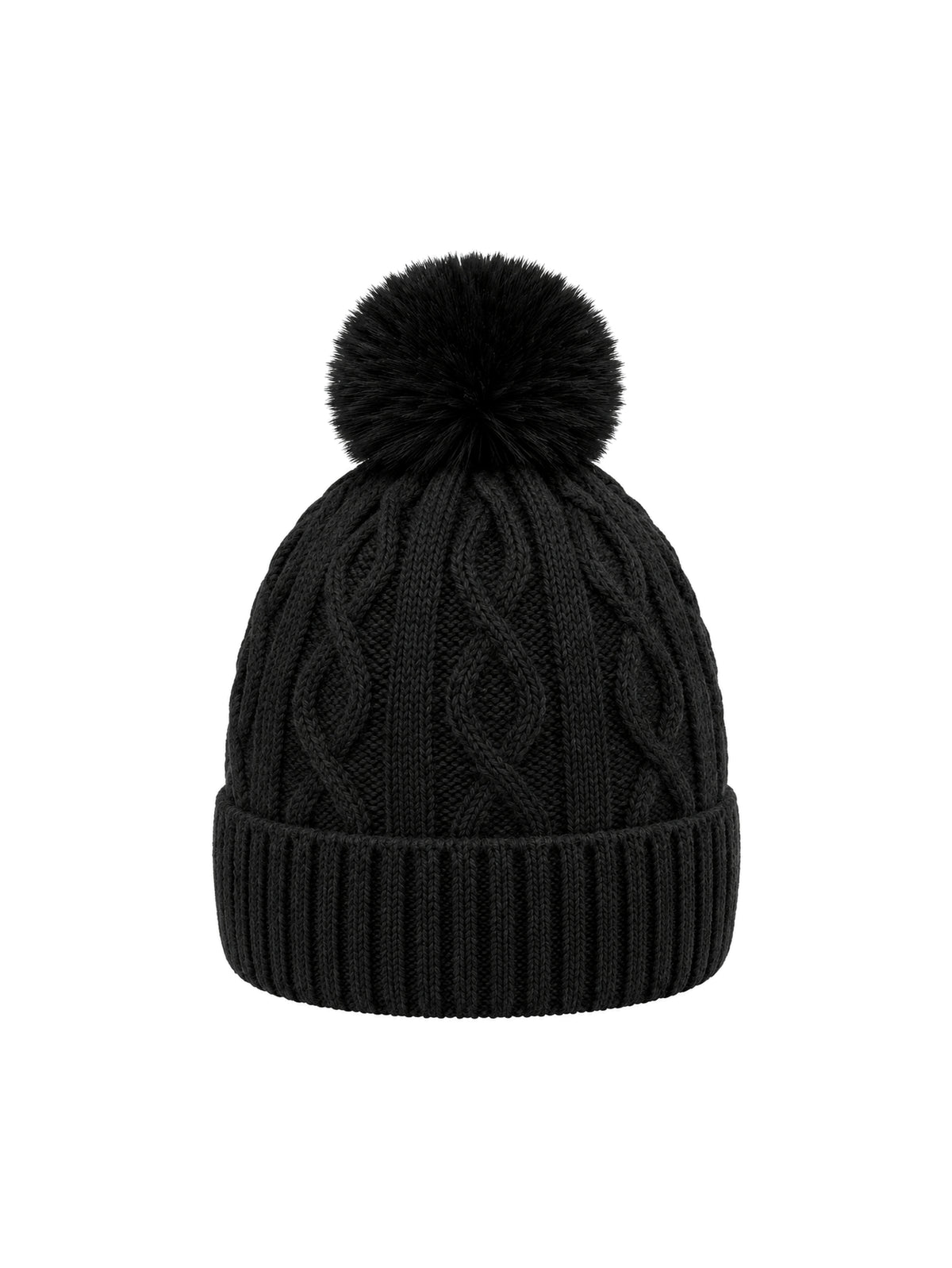 Kids Pom Beanie (1 Pom) – Black | Capkov
