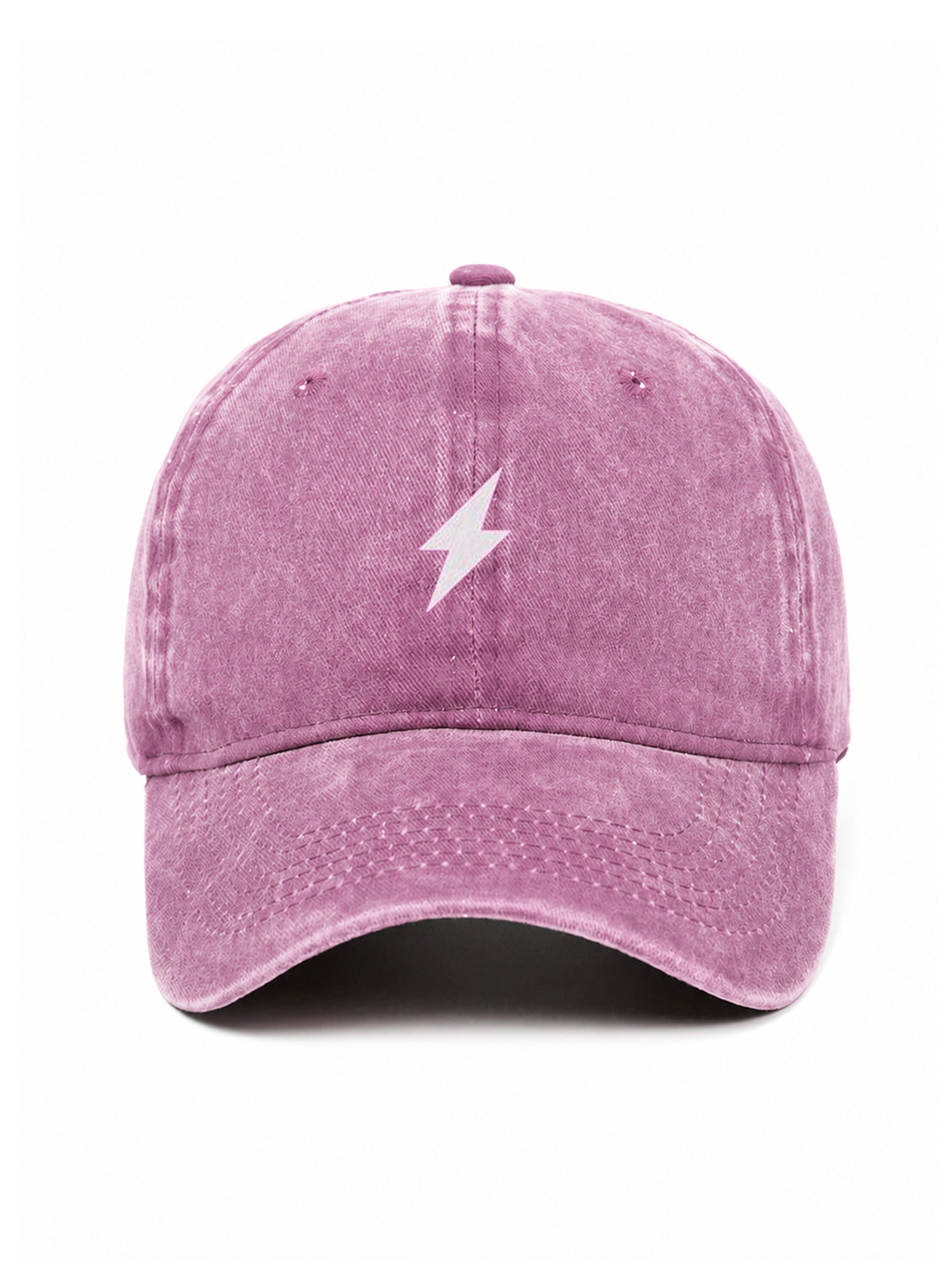 LIGHTNING - Capkov.com washed cap – bílá