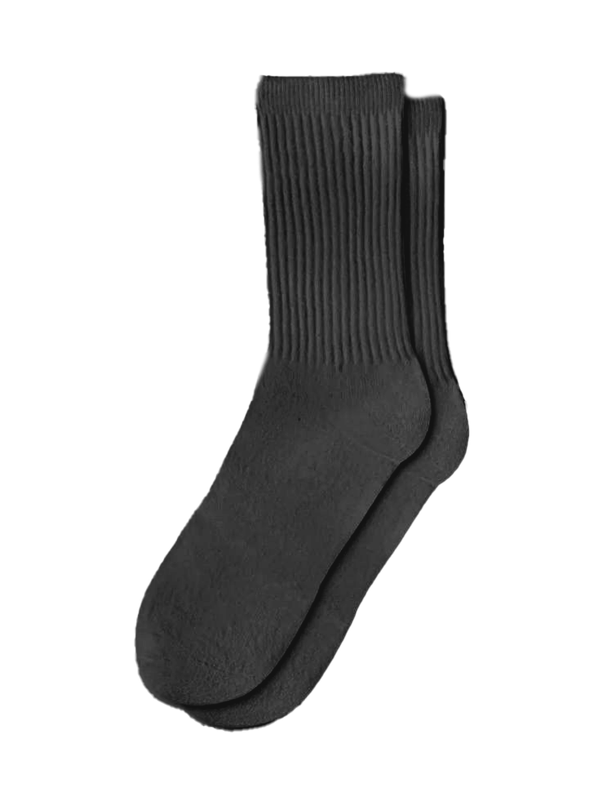 Custom embroidered socks – black