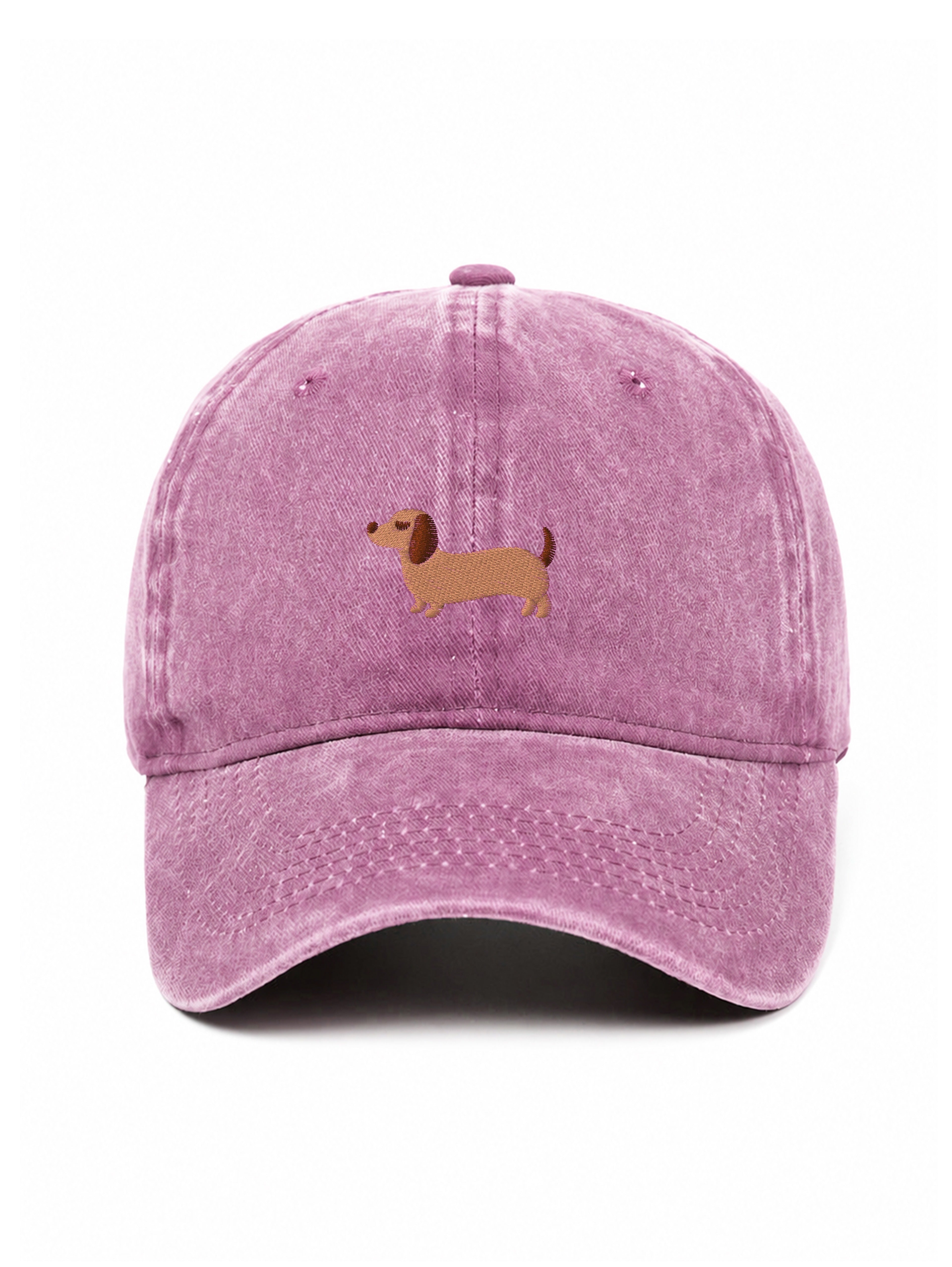 Small Dachshund - Capkov.com washed cap – bílá