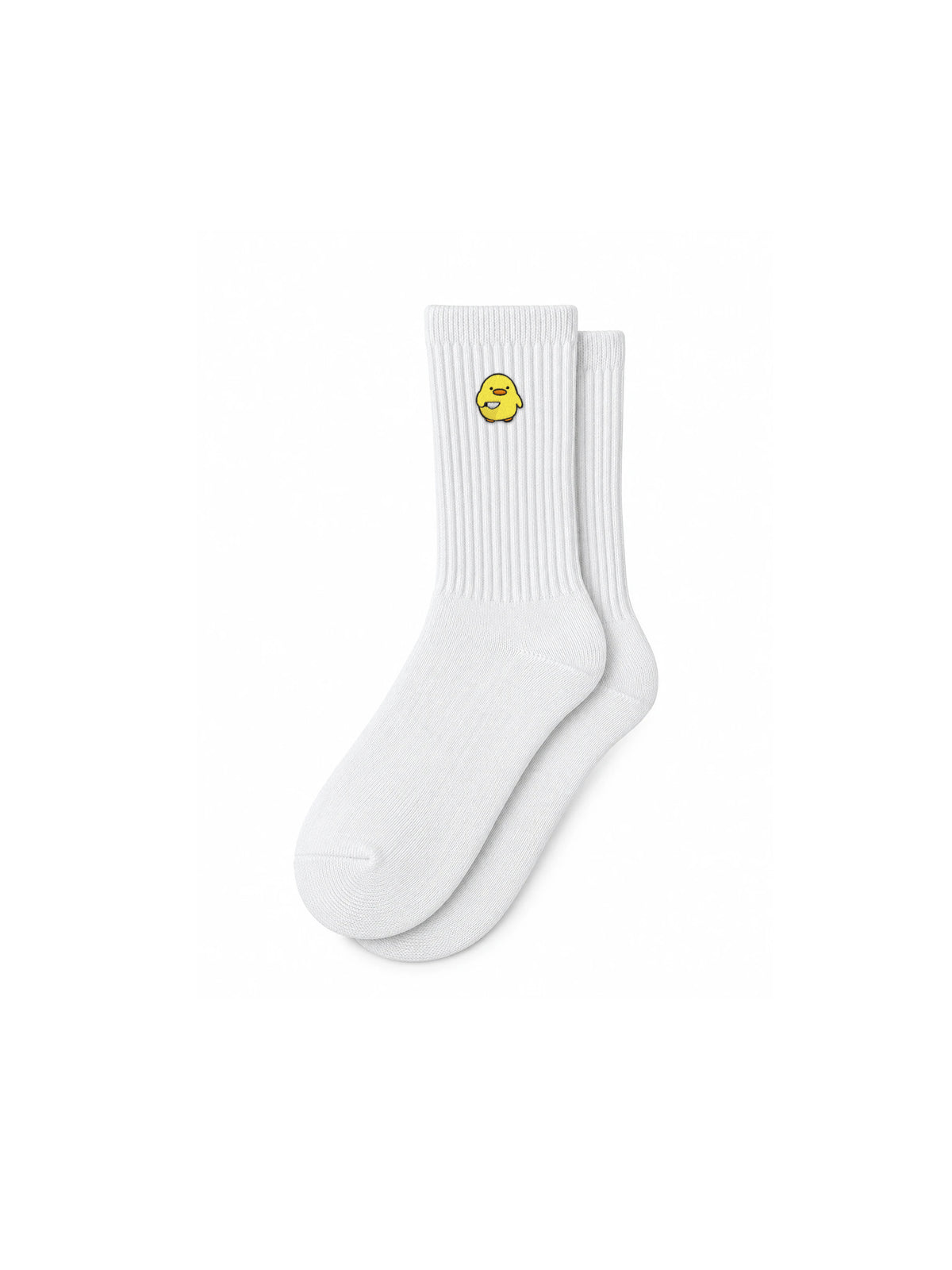 Capkov Embroidery Socks Stabo, White