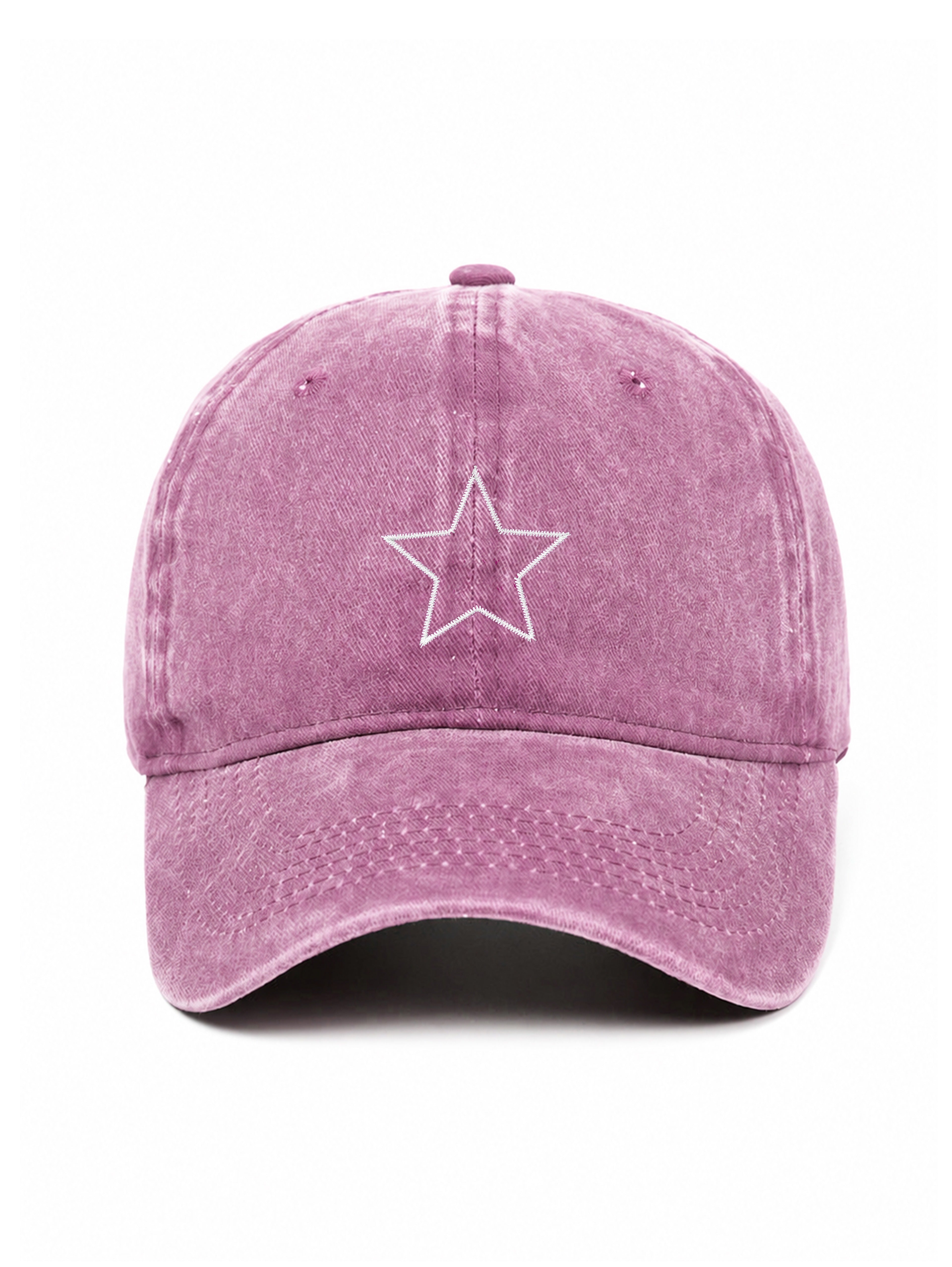STAR - Capkov.com washed cap – bílá