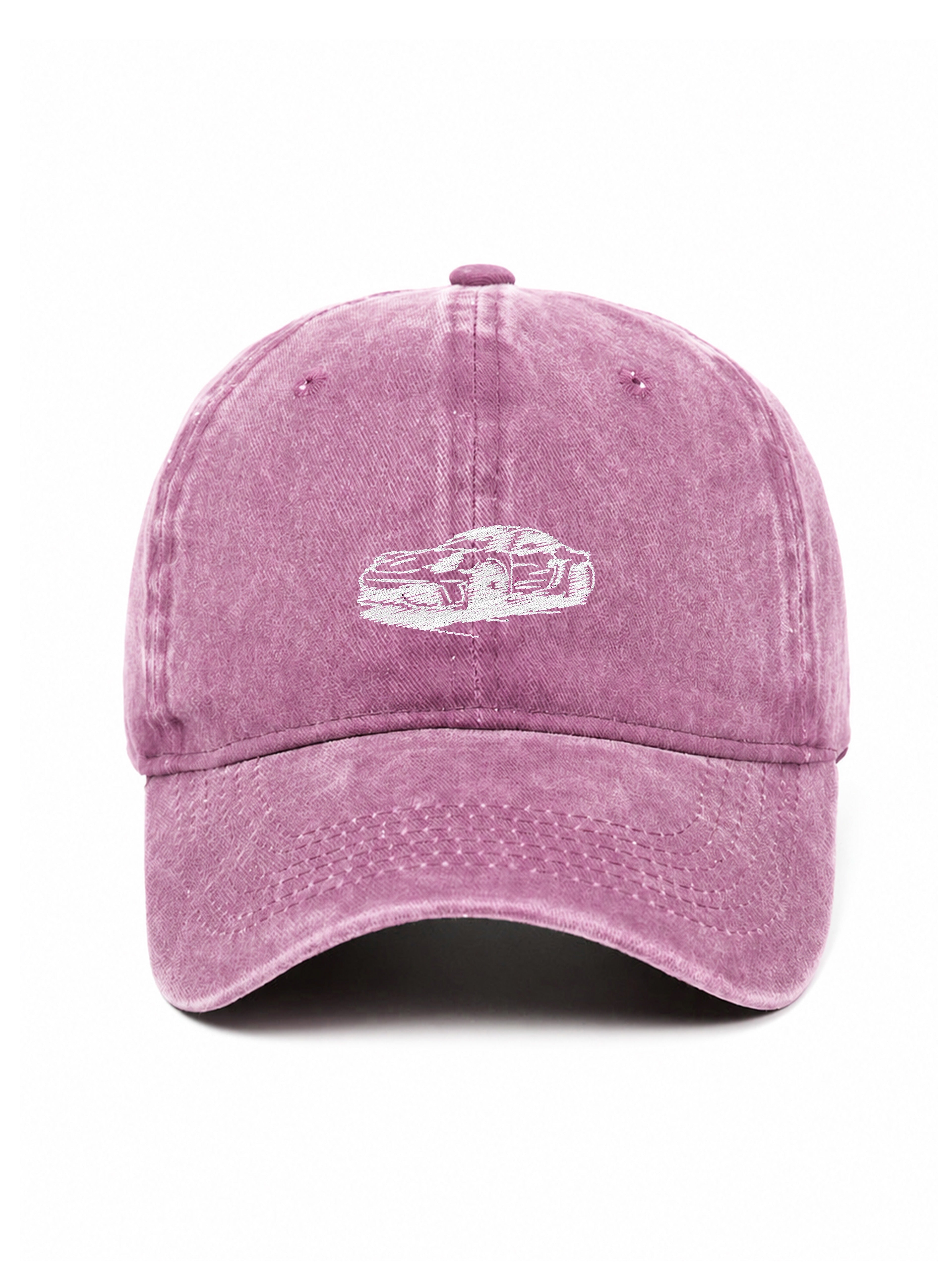 SUPERCAR - Capkov.com washed cap – bílá