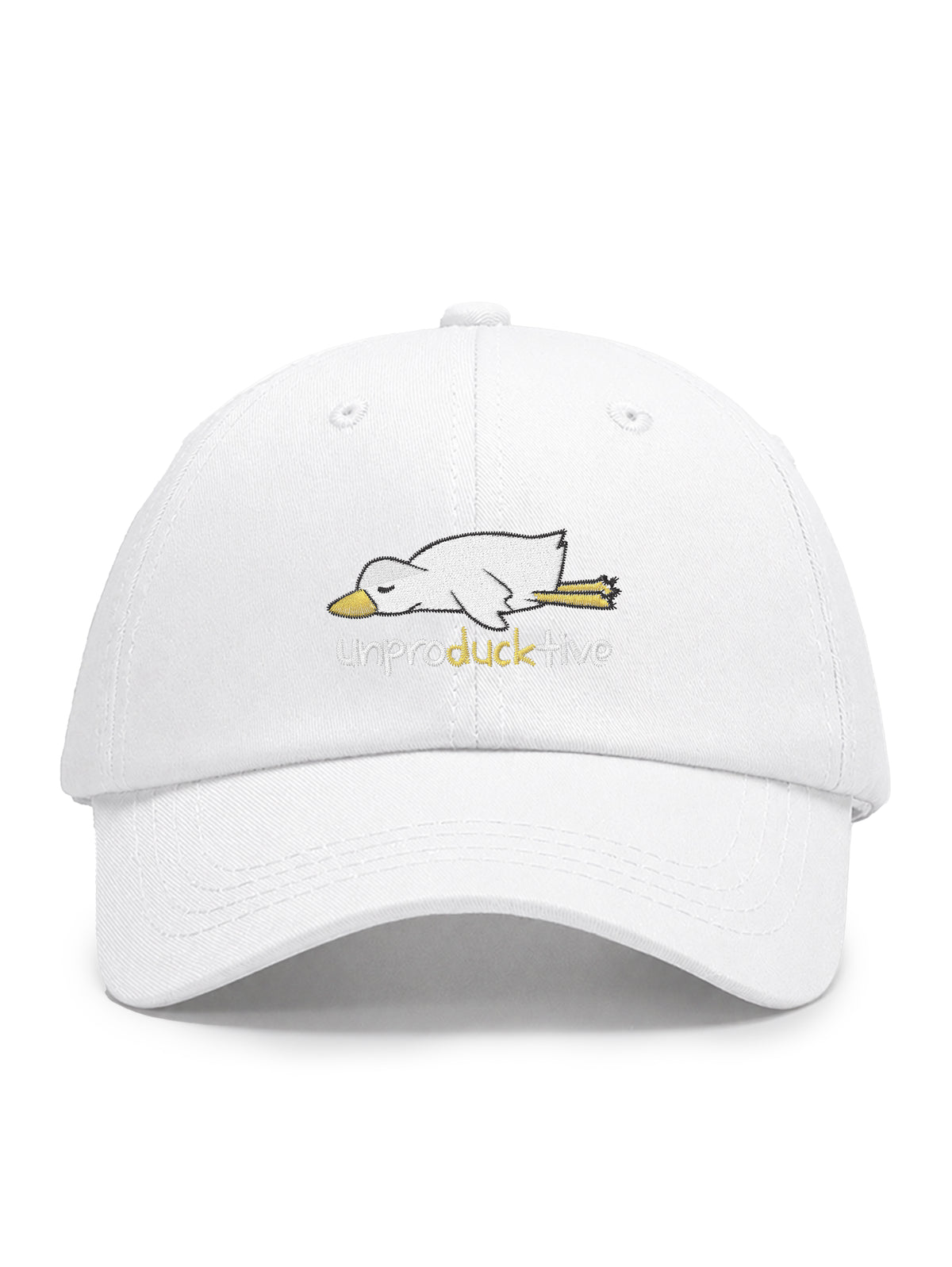 UNPRODUCKTIVE - Capkov.com Cap – White