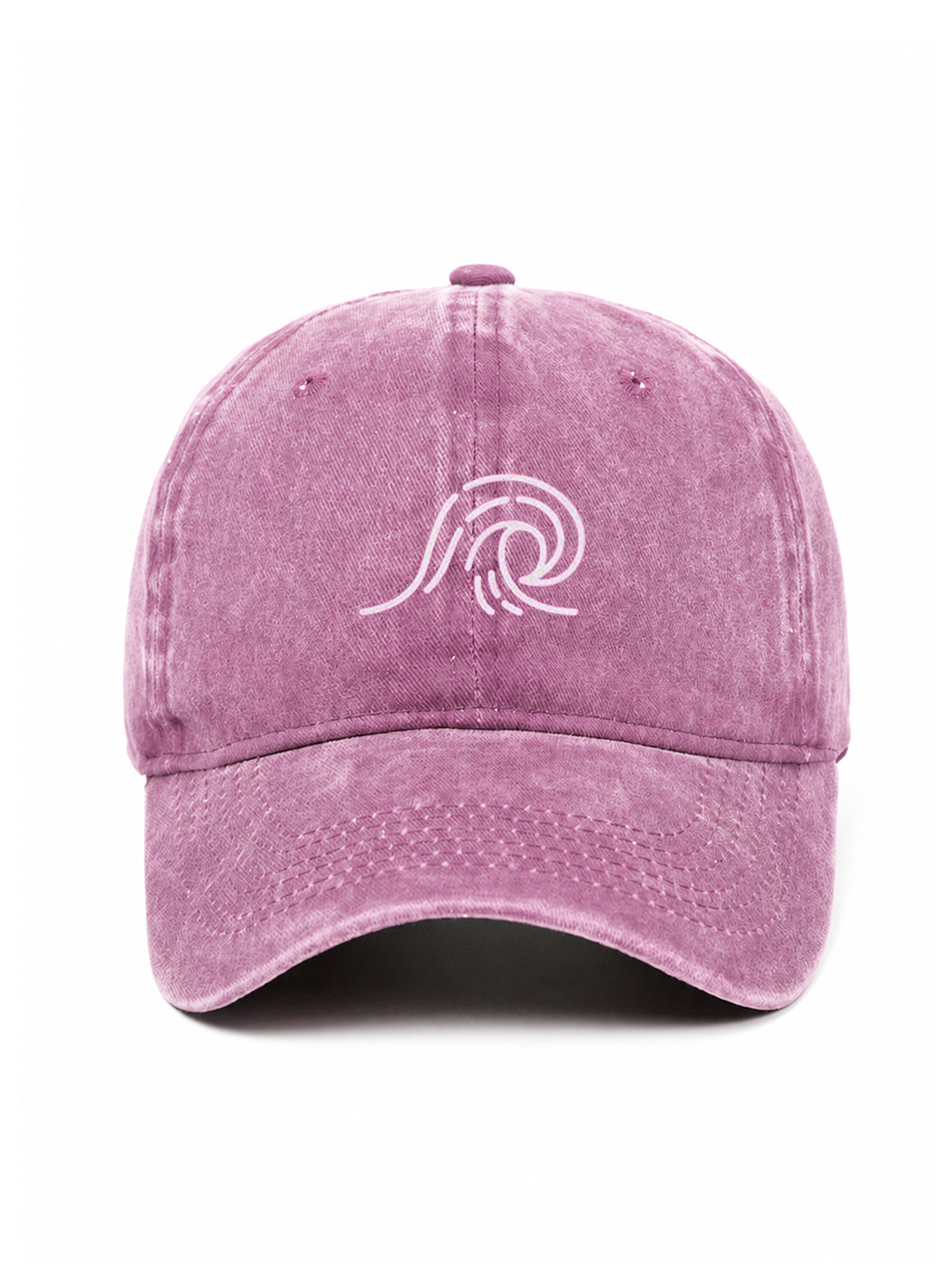 WAVE - Capkov.com washed cap – bílá