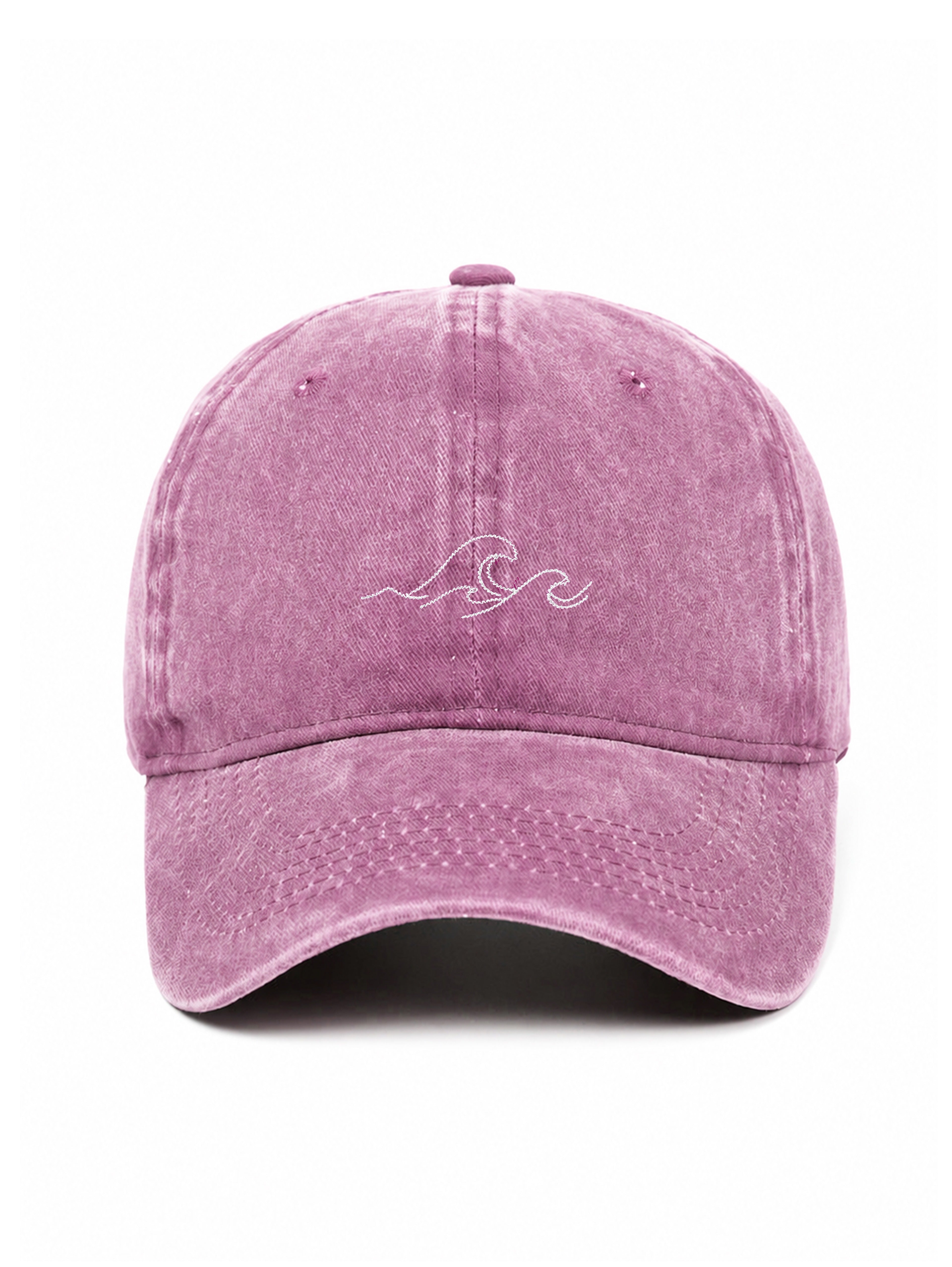 WAVES - Capkov.com washed cap – bílá