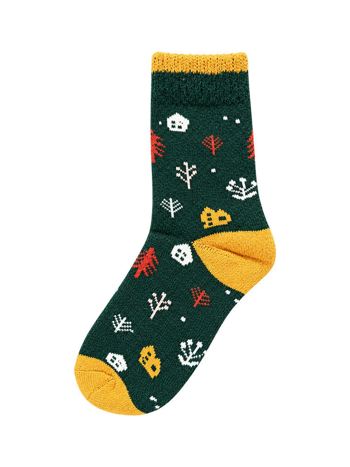 Capkov Winter Socks Forest – Green
