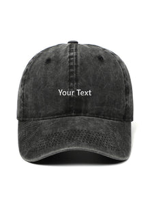 ✂️ Your own design TEXT - Capkov.com washed cap-Hat-Capkov