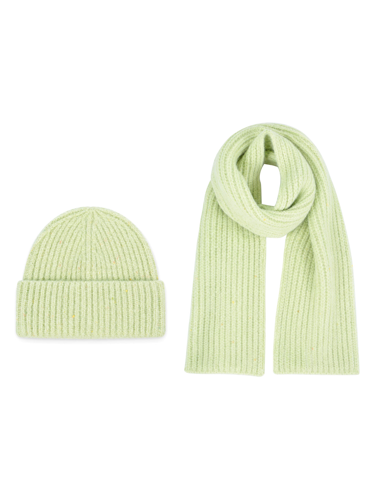 Ice Cream Set – Beanie & Scarf – Pistachio – full set | Capkov