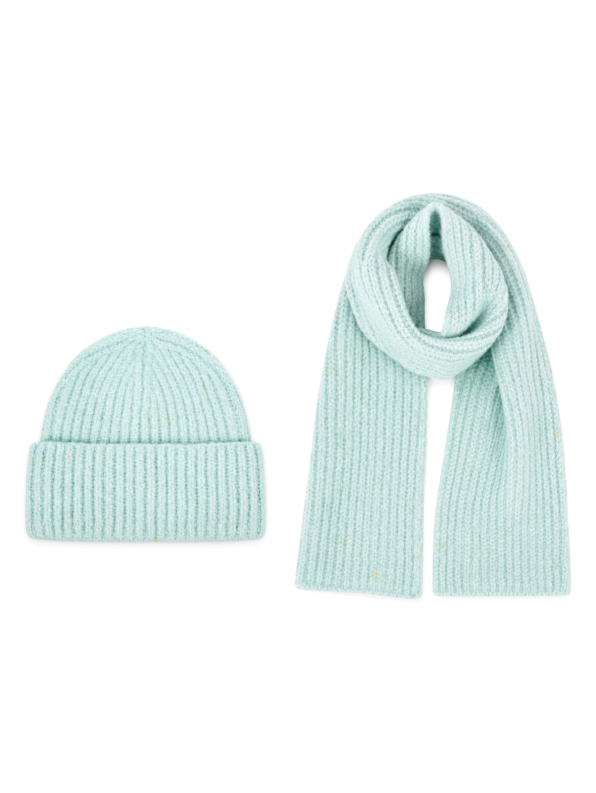 Ice Cream Set – Beanie & Scarf – Smurf blue – full set | Capkov