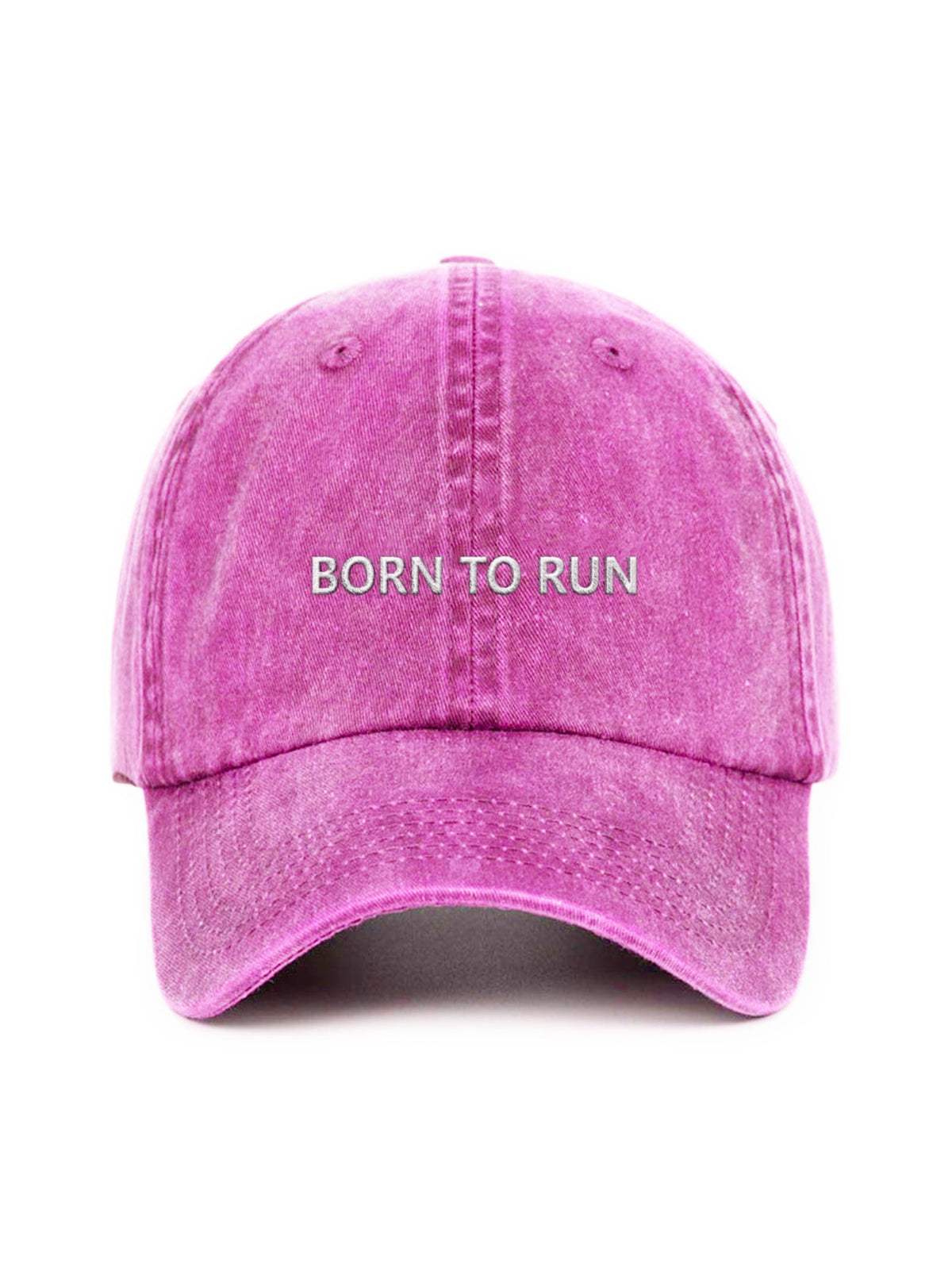 BORN TO RUN – washed cap, Washed Pink – photo 7 of 9