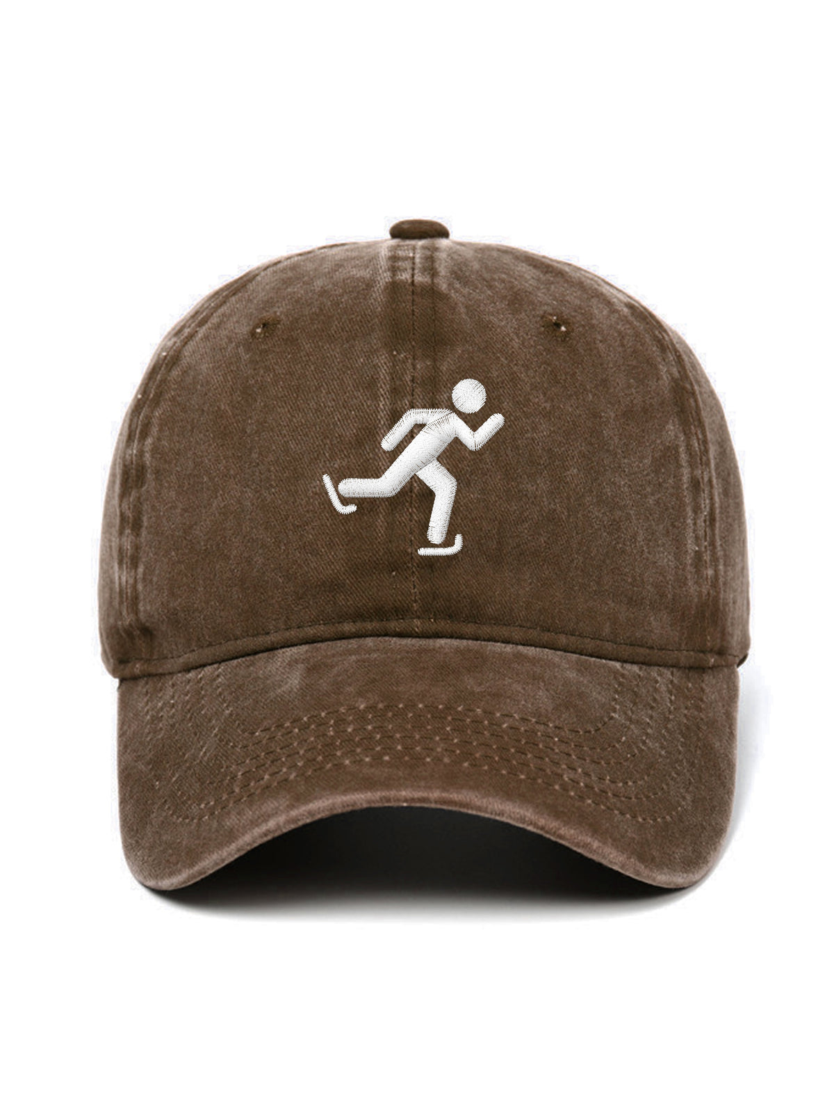 ICE SKATER – washed cap, Washed Brown – photo 4 of 9