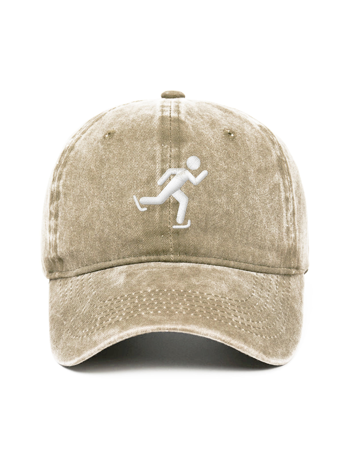 ICE SKATER – washed cap, Washed Beige – photo 6 of 9