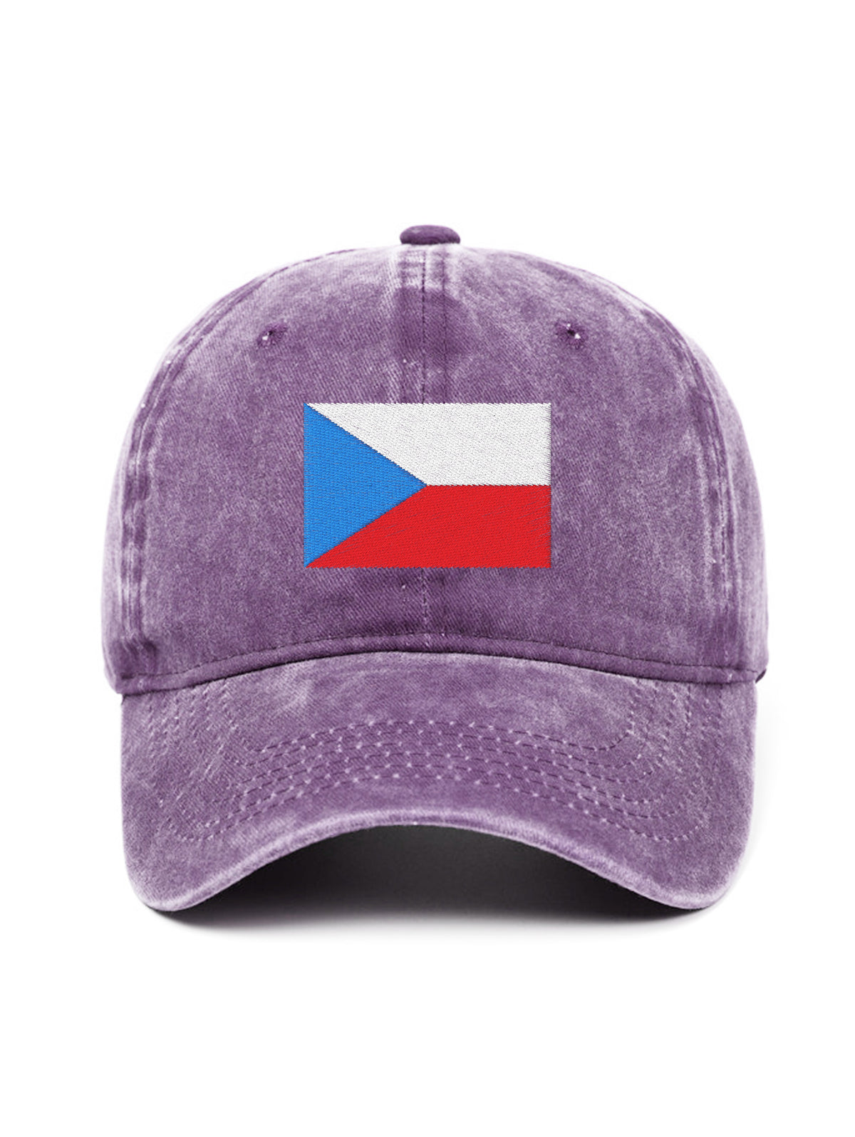 CZECH FLAG – washed cap, Washed Purple – photo 8 of 9